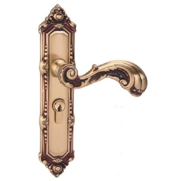 Luxury large wrought brass lockset series